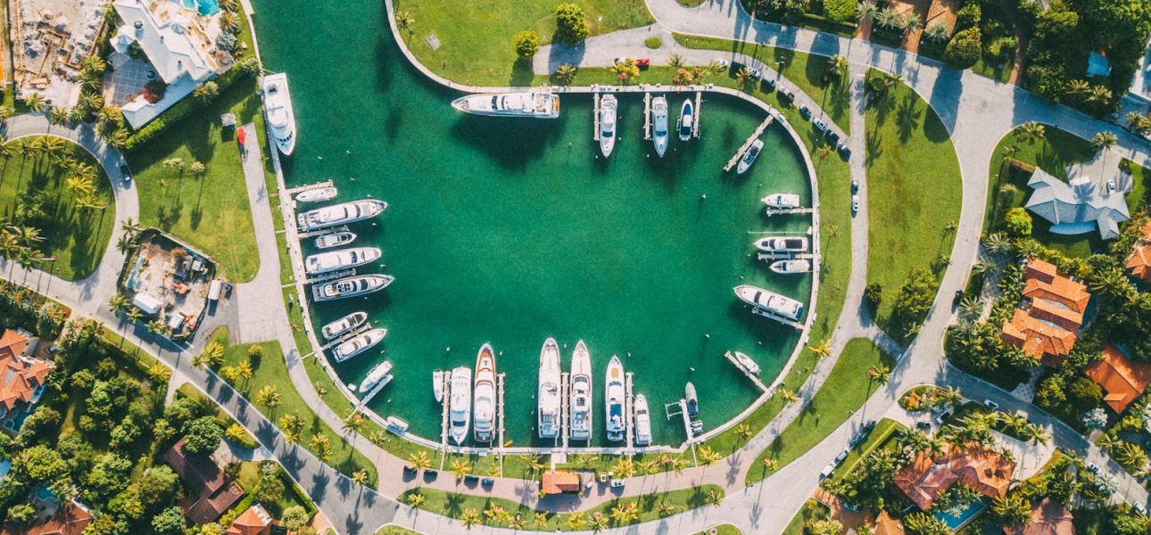 birds eye view of landscape