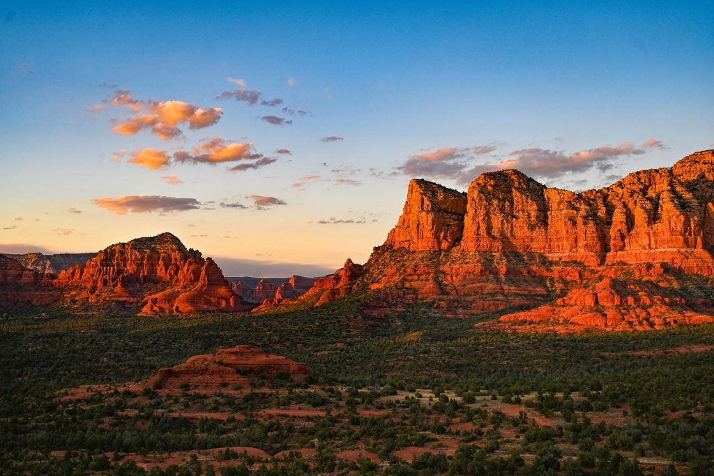 mountain, sedona, arizona, sunset, clouds, sky, nature, scenery, usa, landscape, sedona, sedona, sedona, sedona, sedona