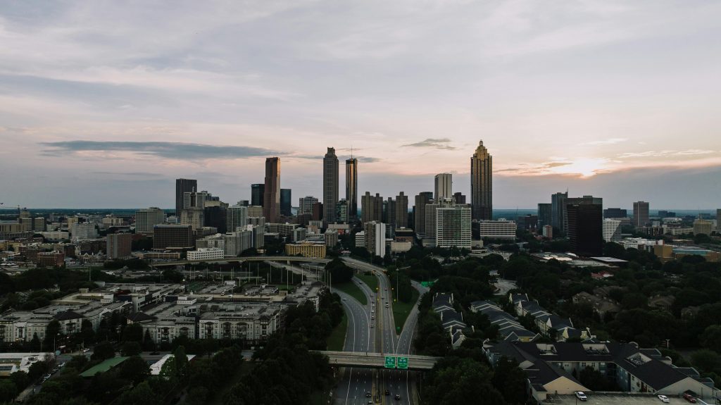 Atlanta, Georgia downtown skyline