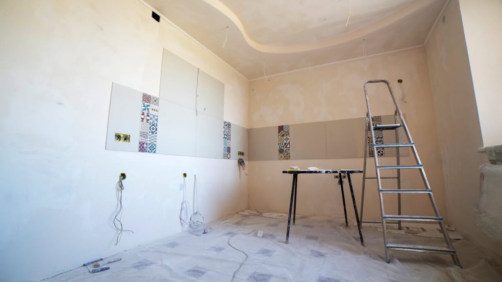 Home renovation in progress