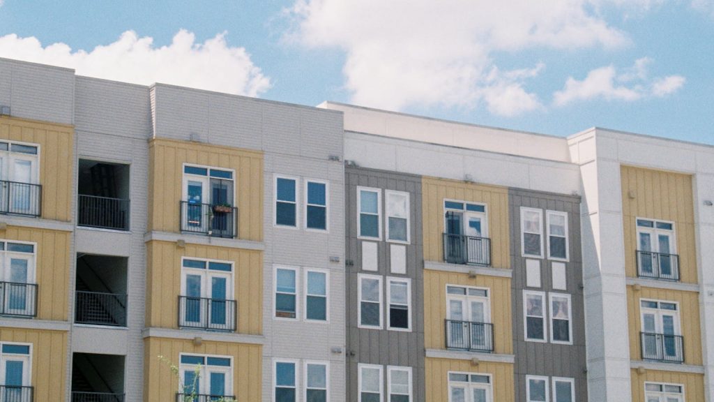 Apartment building exterior