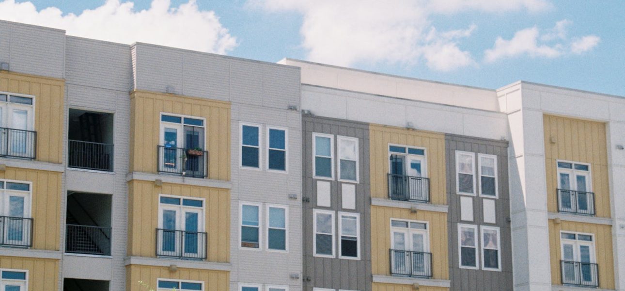 Apartment building exterior