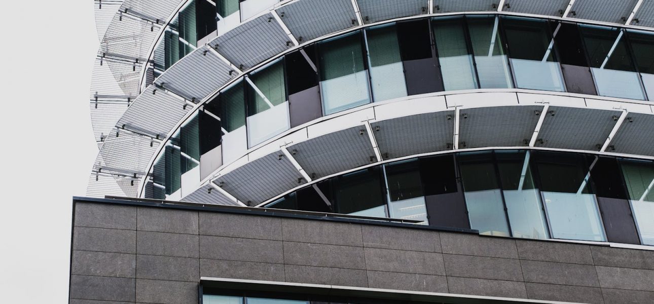 Modern commercial high-rise building