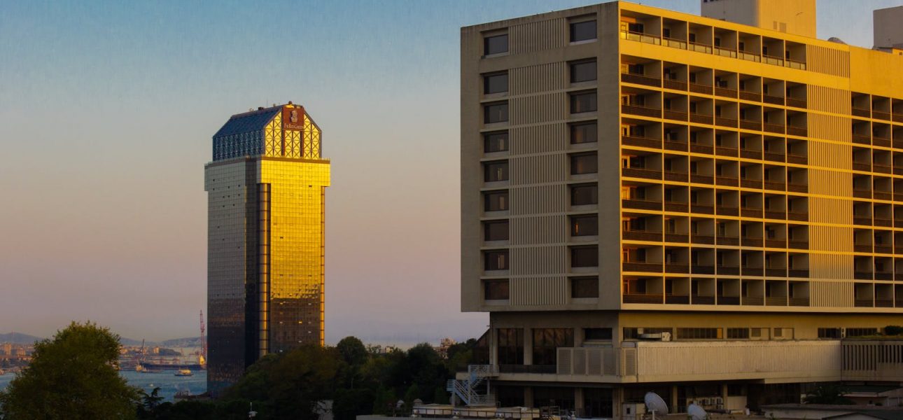 Modern hotel exterior