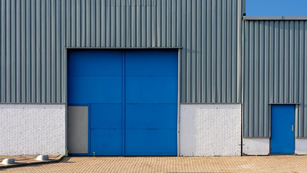 Industrial warehouse building