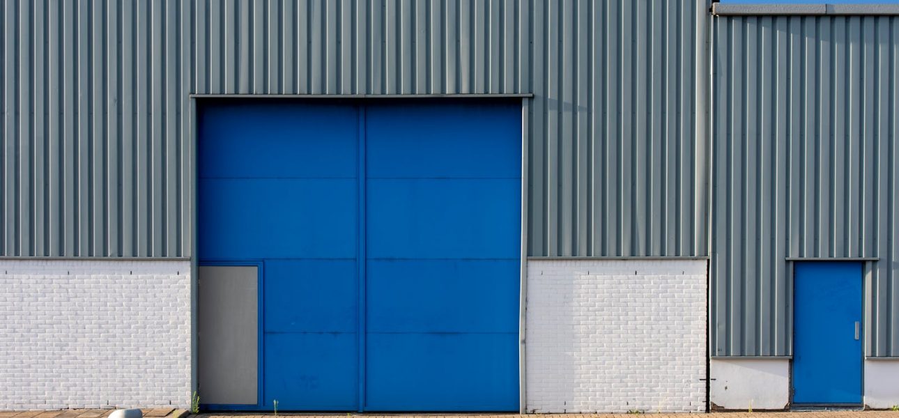 Industrial warehouse building