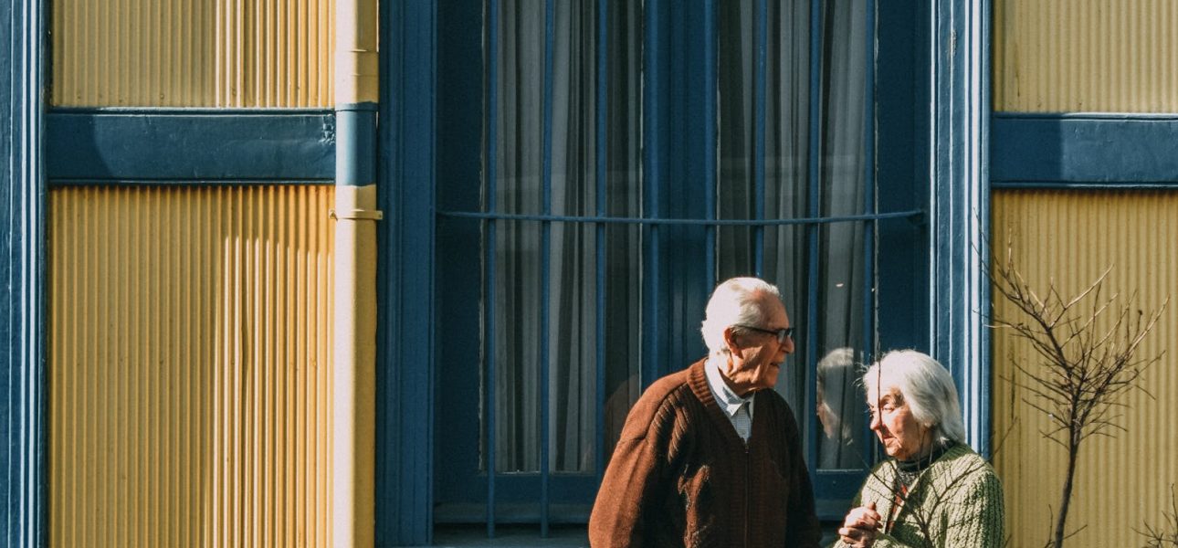 Senior living community residents