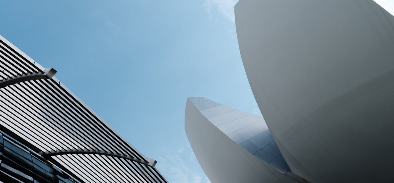 Distinctive modern building