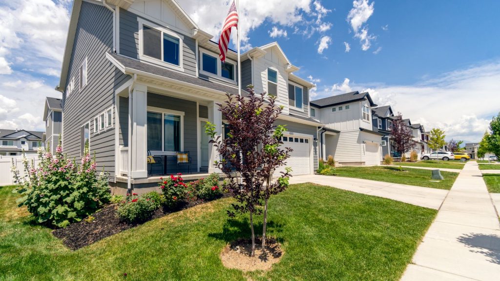 American suburban home