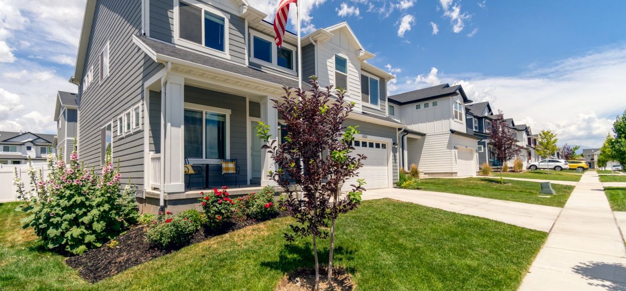 American suburban home