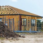 A US home under construction, the asset behind residential transition loans