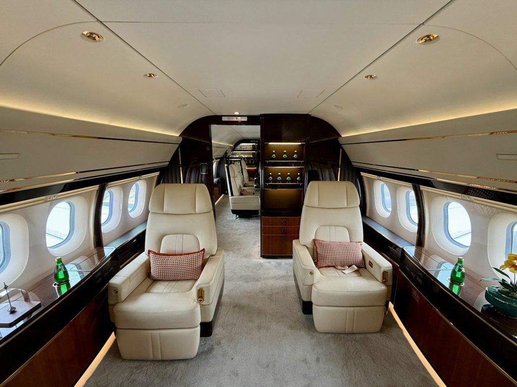 A private jet cabin, family office capital reaching private credit without building a platform