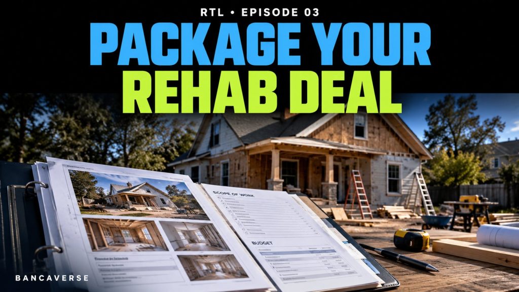 Package a Rehab Deal So a Lender Can Review It Quickly — Bancaverse video tutorial