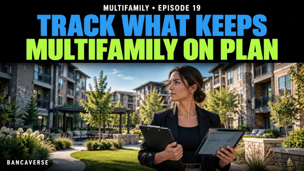 Track the Numbers That Keep a Multifamily Project on Plan — Bancaverse video tutorial
